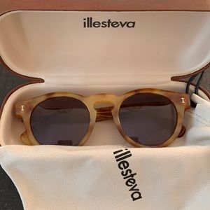 Illesteva Leonard Round Sunglasses